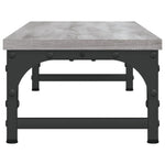 Skjermstativ Grå Sonoma 85X23X15,5 Cm Konstruert Tre