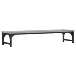 Skjermstativ Grå Sonoma 85X23X15,5 Cm Konstruert Tre