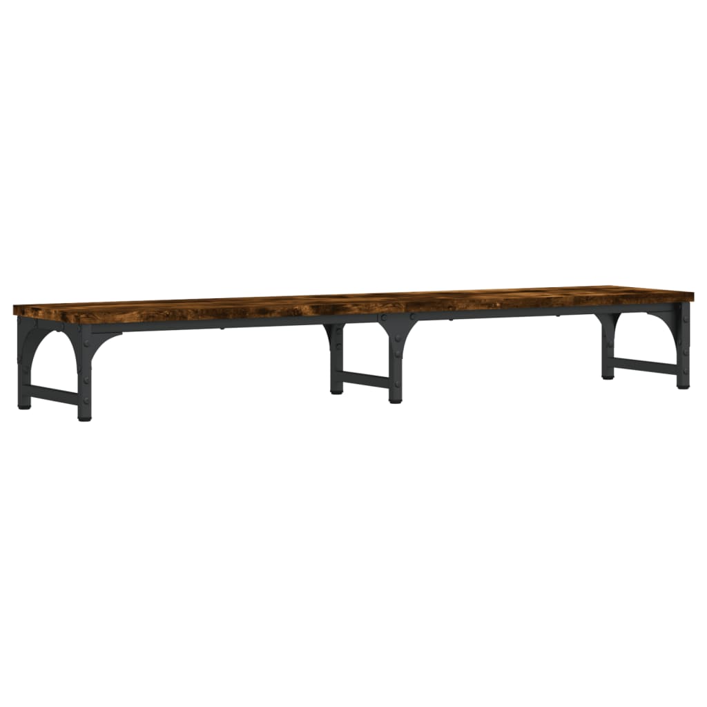 Skjermstativ Røkt Eik 105X23X15,5 Cm Konstruert Tre