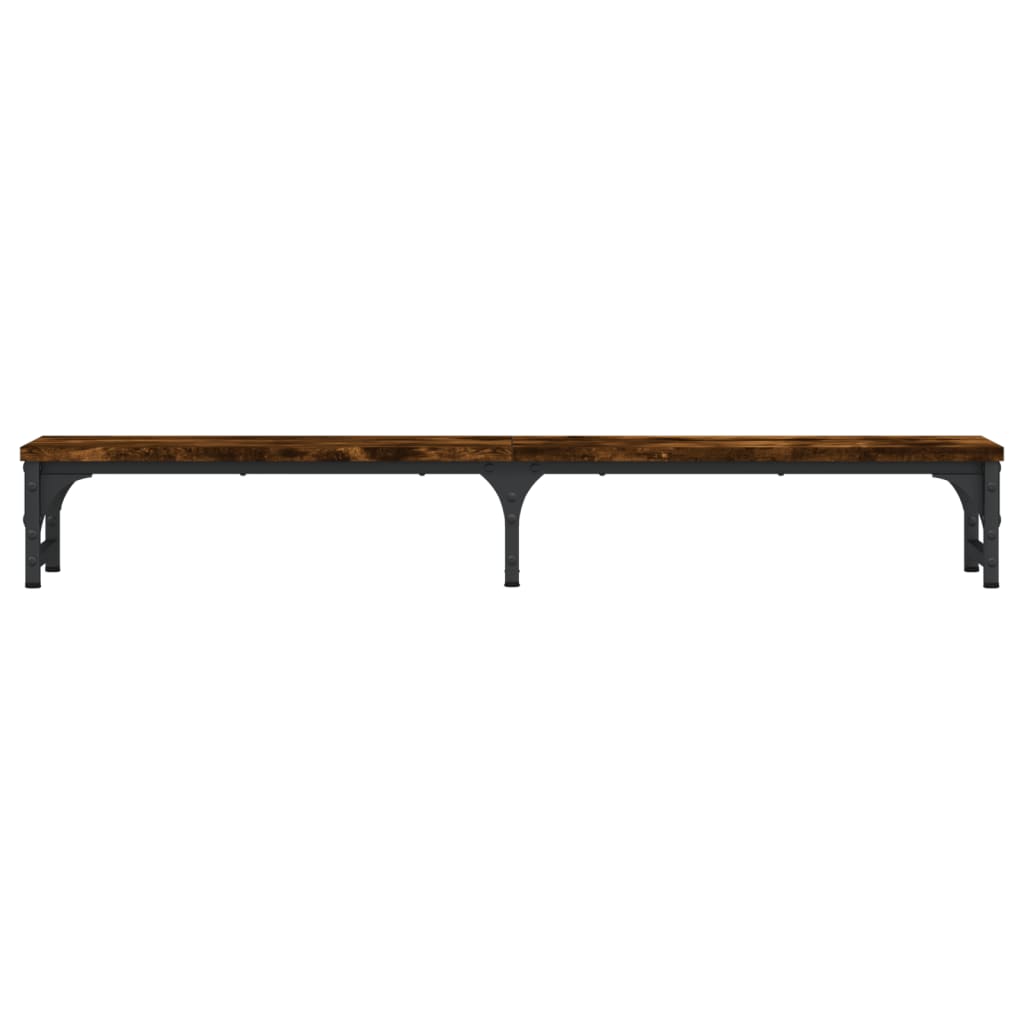 Skjermstativ Røkt Eik 105X23X15,5 Cm Konstruert Tre