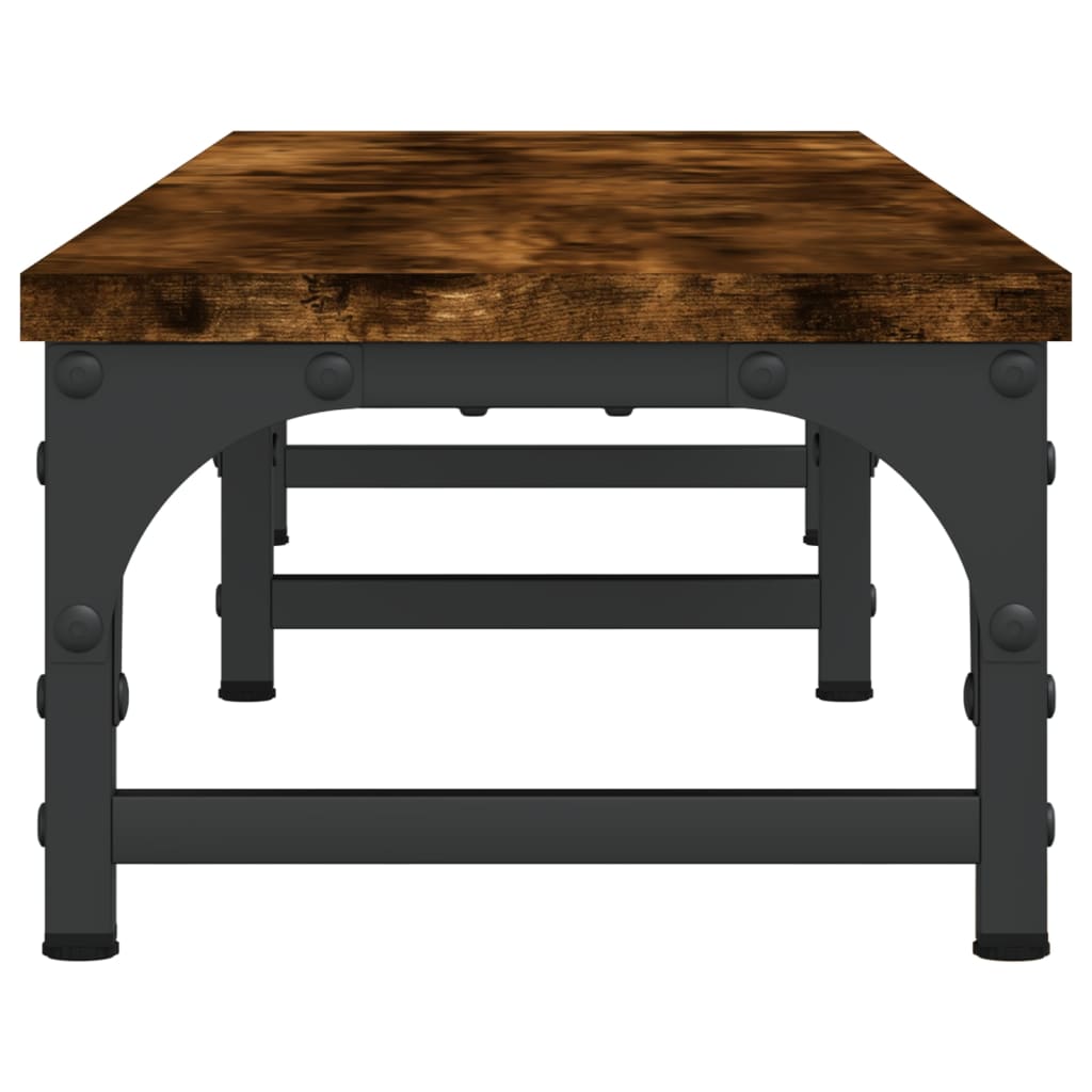 Skjermstativ Røkt Eik 105X23X15,5 Cm Konstruert Tre