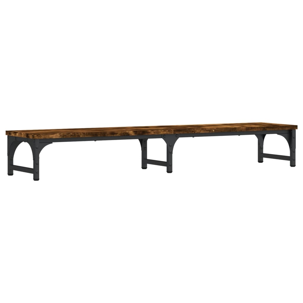 Skjermstativ Røkt Eik 105X23X15,5 Cm Konstruert Tre
