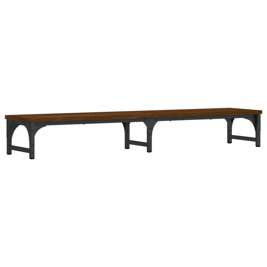 Skjermstativ Brun Eik 105X23X15,5 Cm Konstruert Tre