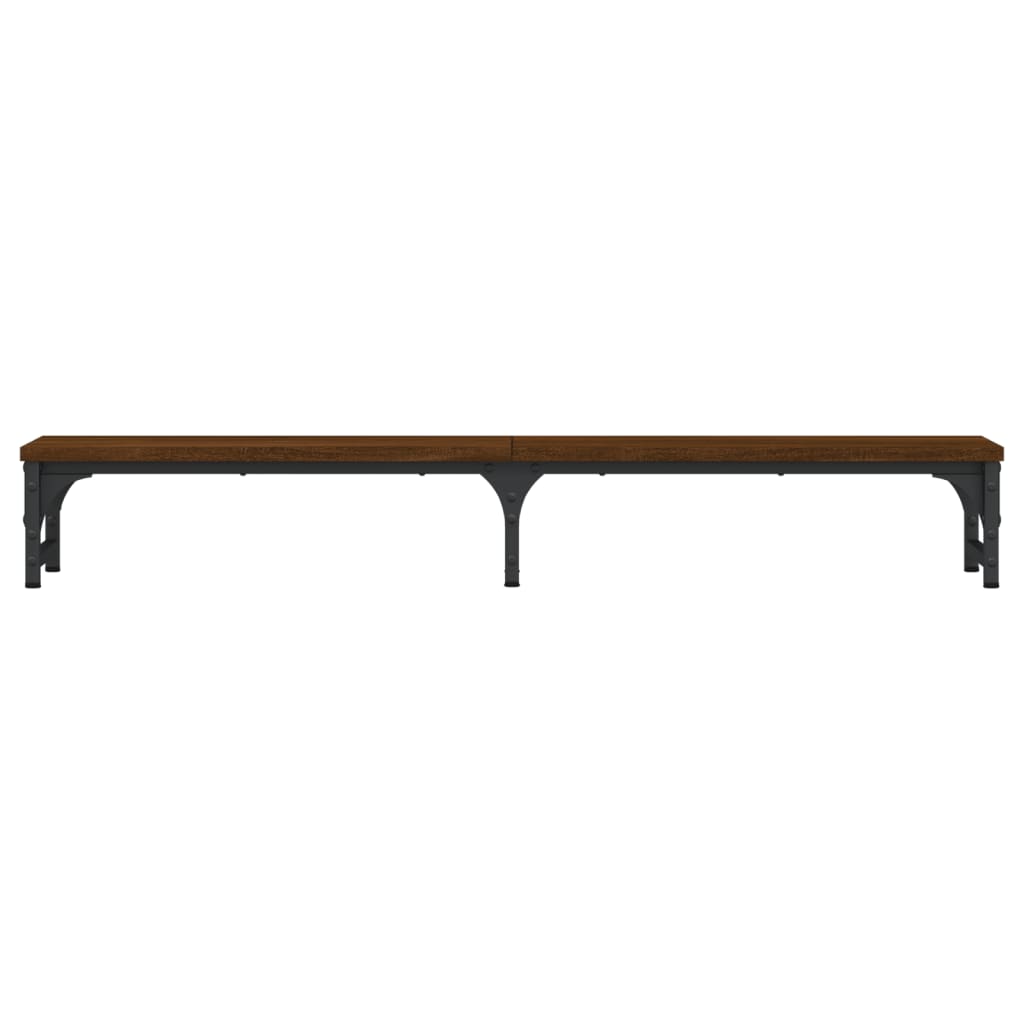 Skjermstativ Brun Eik 105X23X15,5 Cm Konstruert Tre
