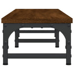 Skjermstativ Brun Eik 105X23X15,5 Cm Konstruert Tre
