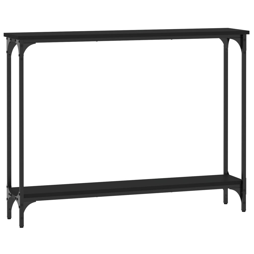 Konsollbord Svart 100X22,5X75 Cm Konstruert Tre
