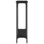 Konsollbord Svart 100X22,5X75 Cm Konstruert Tre