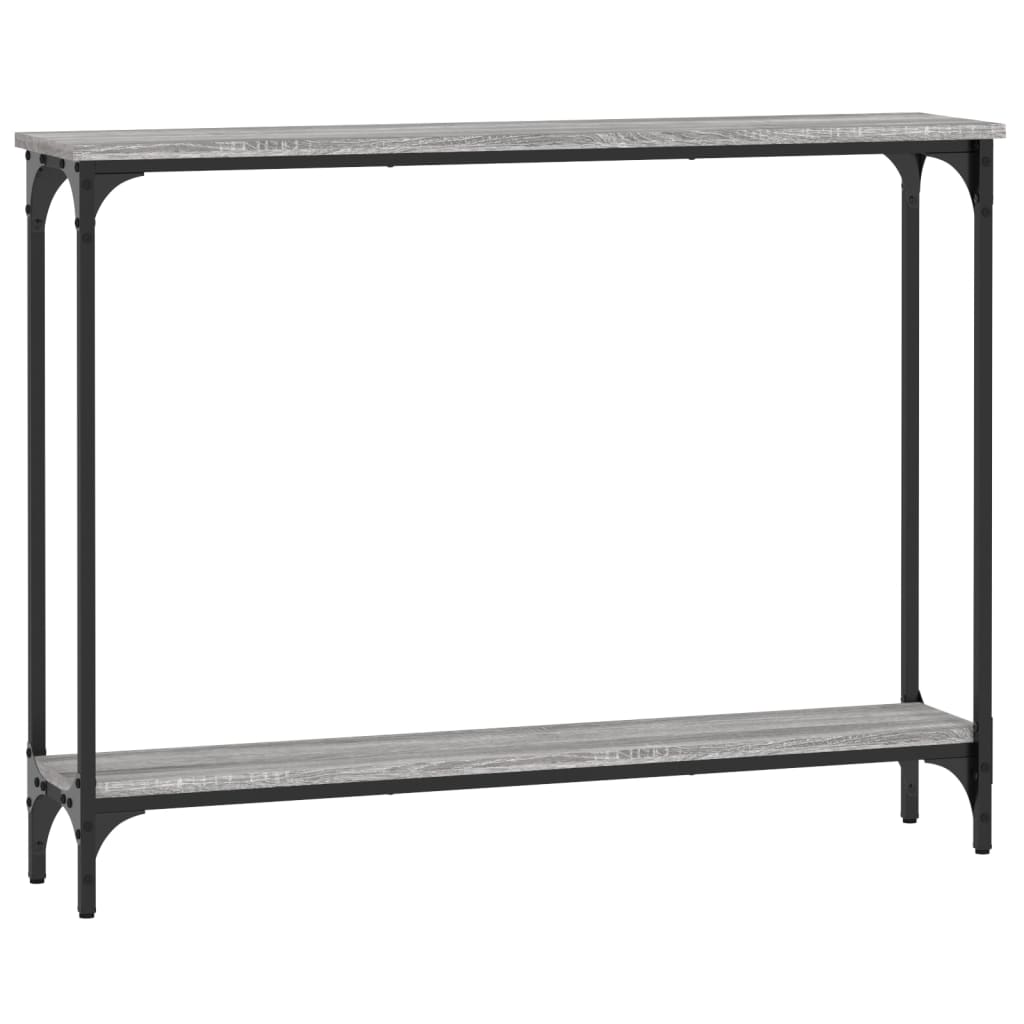 Konsollbord Grå Sonoma 100X22,5X75 Cm Konstruert Tre