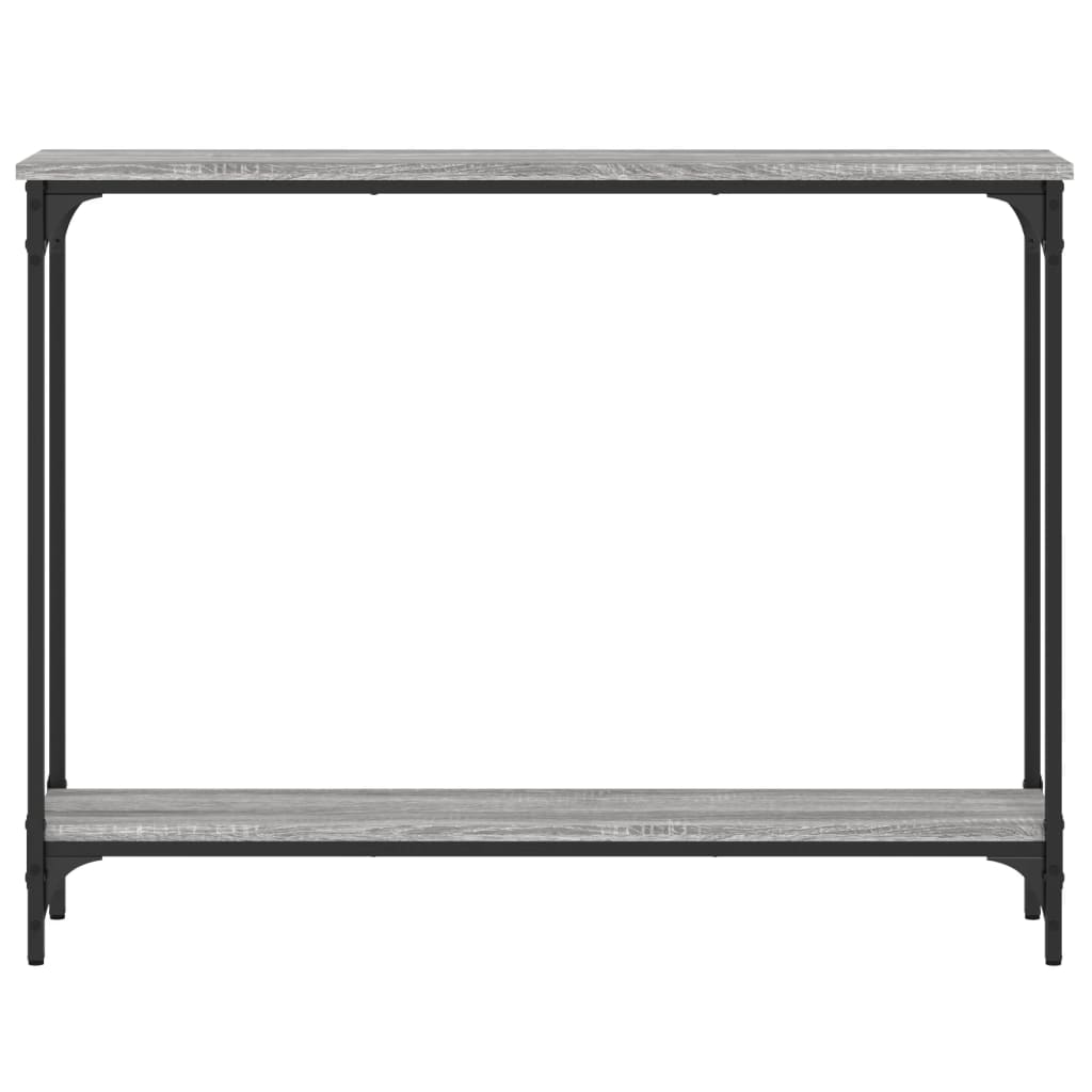 Konsollbord Grå Sonoma 100X22,5X75 Cm Konstruert Tre