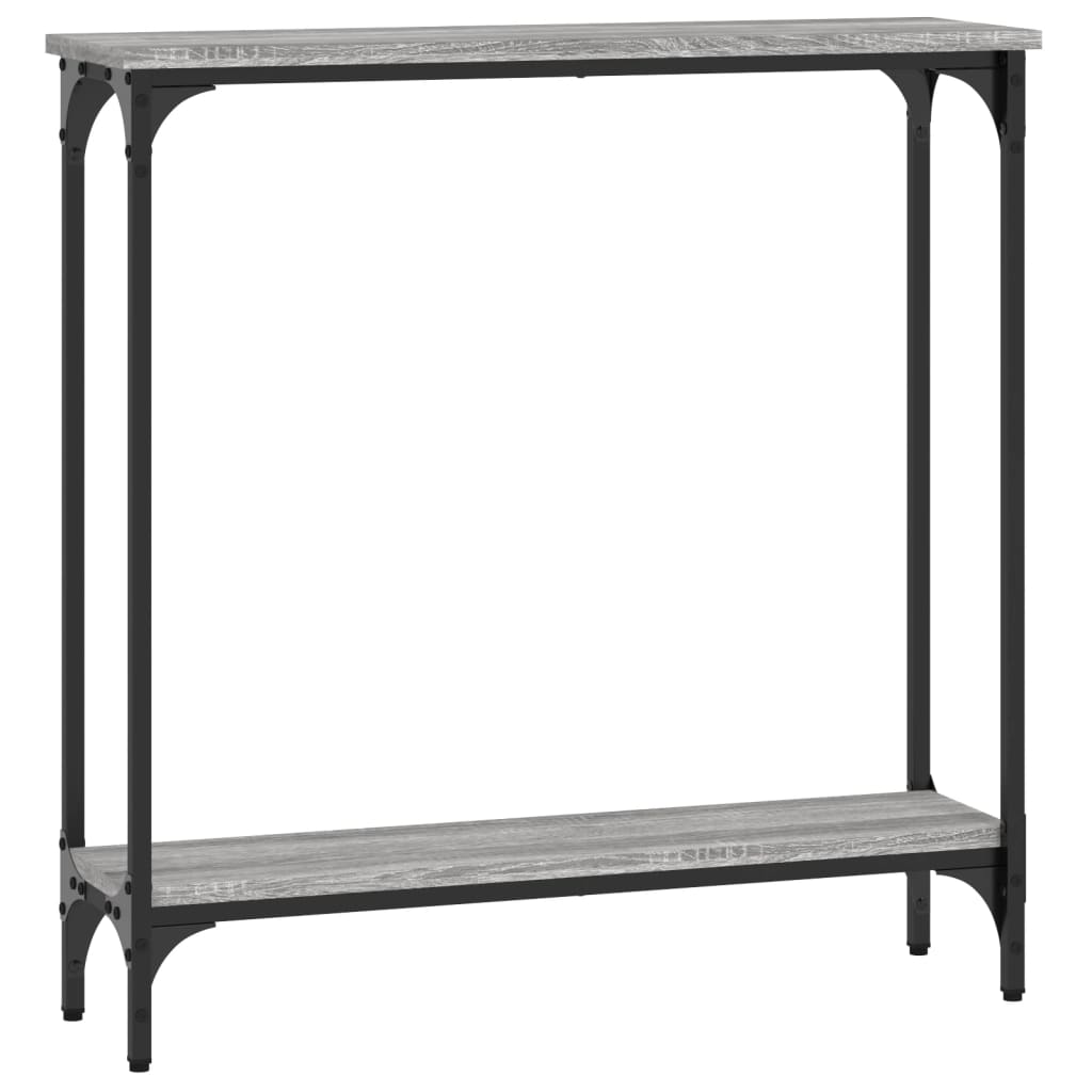 Konsollbord Grå Sonoma 75X22,5X75 Cm Konstruert Tre