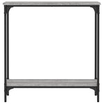 Konsollbord Grå Sonoma 75X22,5X75 Cm Konstruert Tre