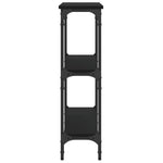 Konsollbord Svart 100X22,5X75 Cm Konstruert Tre