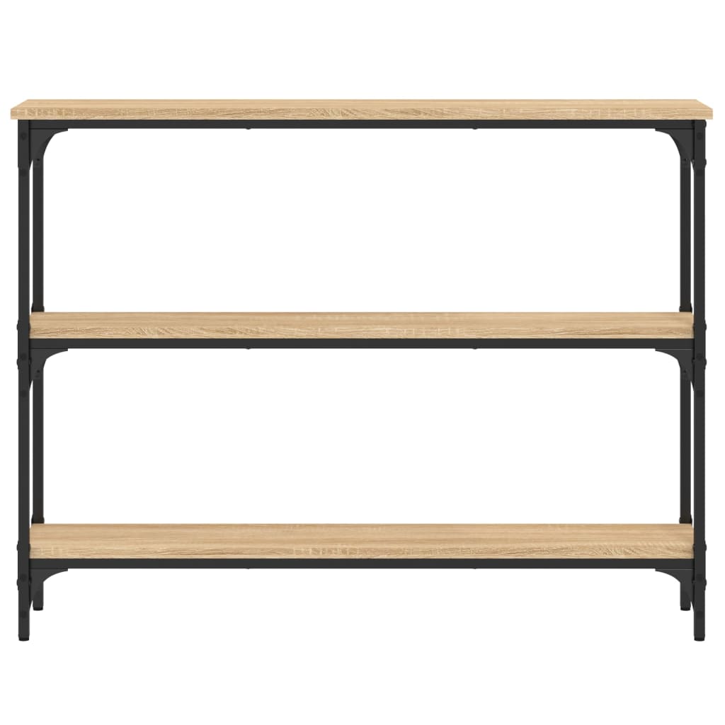 Konsollbord Sonoma Eik 100X22,5X75 Cm Konstruert Tre