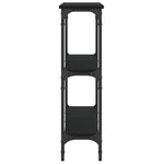 Konsollbord Svart 75X22,5X75 Cm Konstruert Tre
