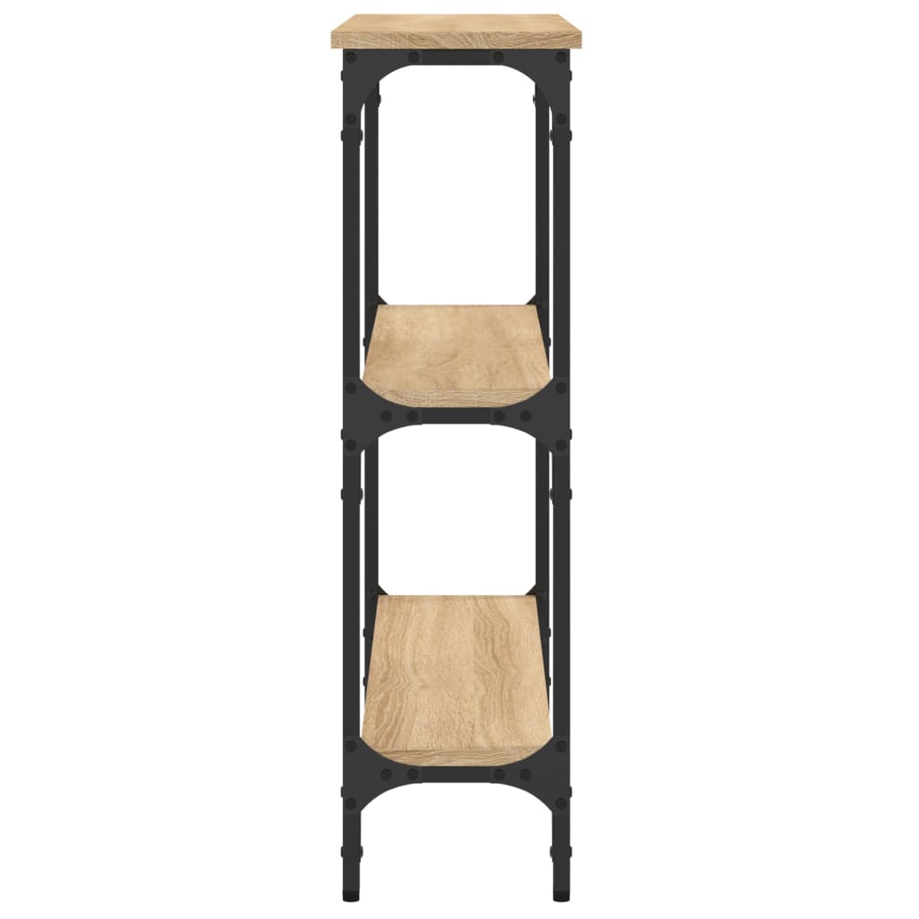 Konsollbord Sonoma Eik 75X22,5X75 Cm Konstruert Tre