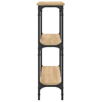 Konsollbord Sonoma Eik 75X22,5X75 Cm Konstruert Tre