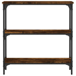 Konsollbord Røkt Eik 75X22,5X75 Cm Konstruert Tre