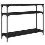 Konsollbord Svart 100X29X75 Cm Konstruert Tre