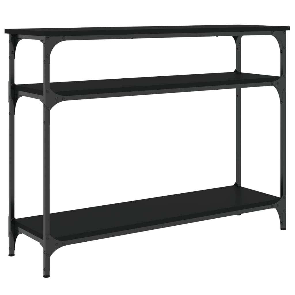Konsollbord Svart 100X29X75 Cm Konstruert Tre