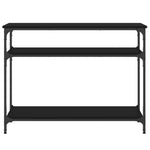 Konsollbord Svart 100X29X75 Cm Konstruert Tre