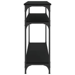 Konsollbord Svart 100X29X75 Cm Konstruert Tre