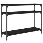 Konsollbord Svart 100X29X75 Cm Konstruert Tre
