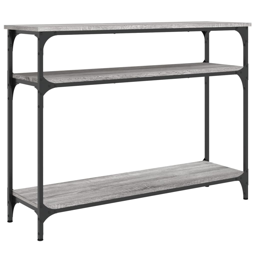 Konsollbord Grå Sonoma 100X29X75 Cm Konstruert Tre