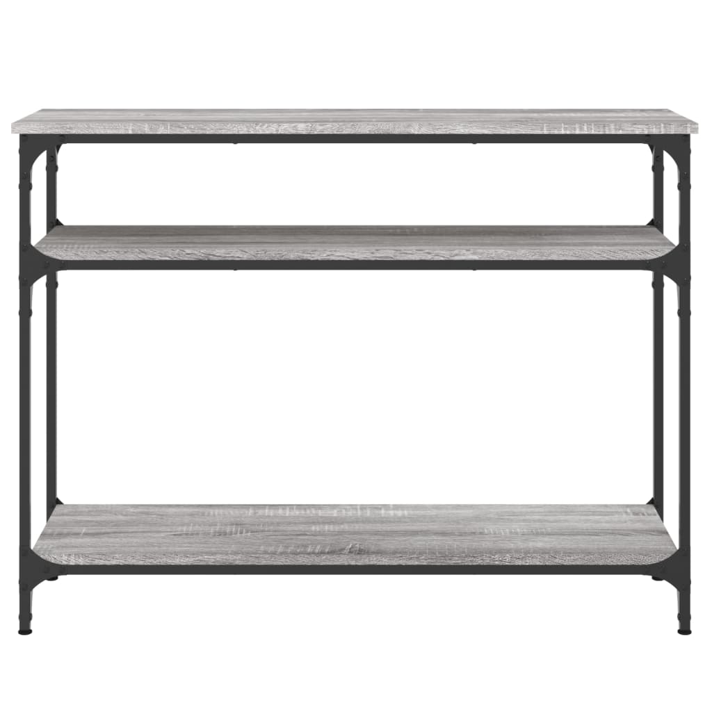 Konsollbord Grå Sonoma 100X29X75 Cm Konstruert Tre