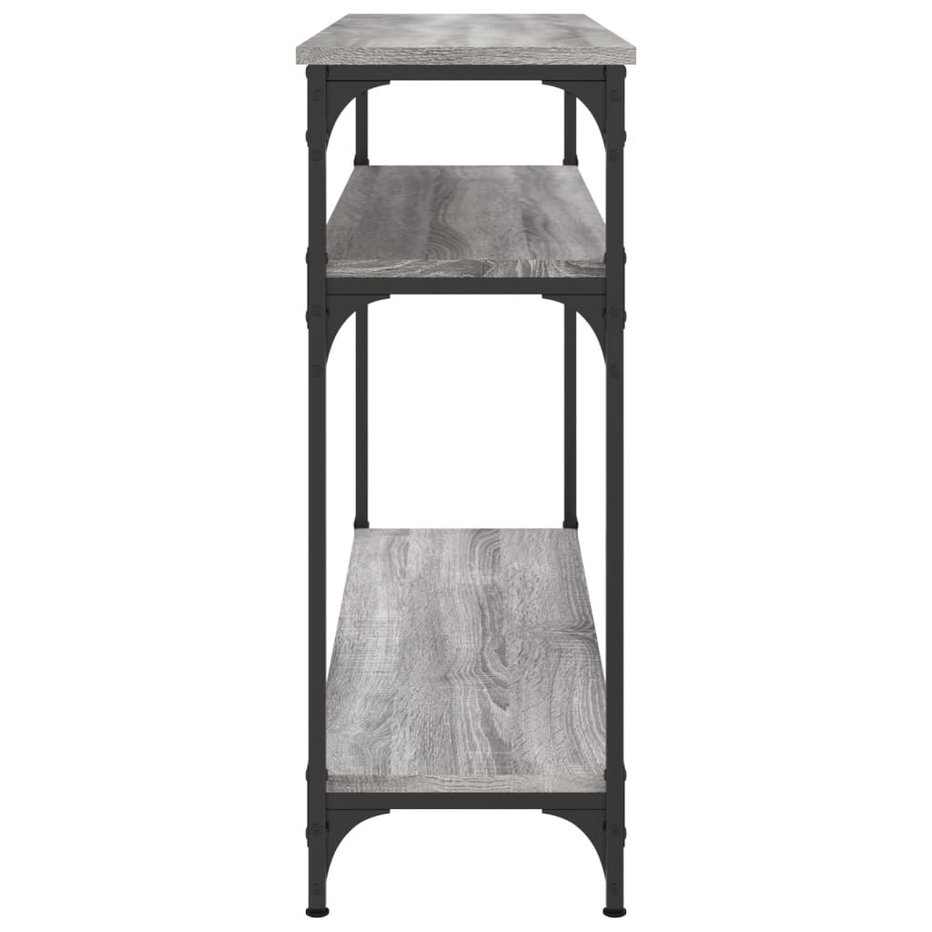 Konsollbord Grå Sonoma 100X29X75 Cm Konstruert Tre