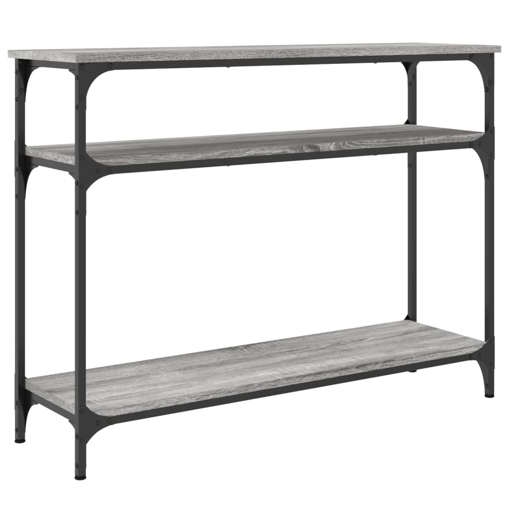 Konsollbord Grå Sonoma 100X29X75 Cm Konstruert Tre