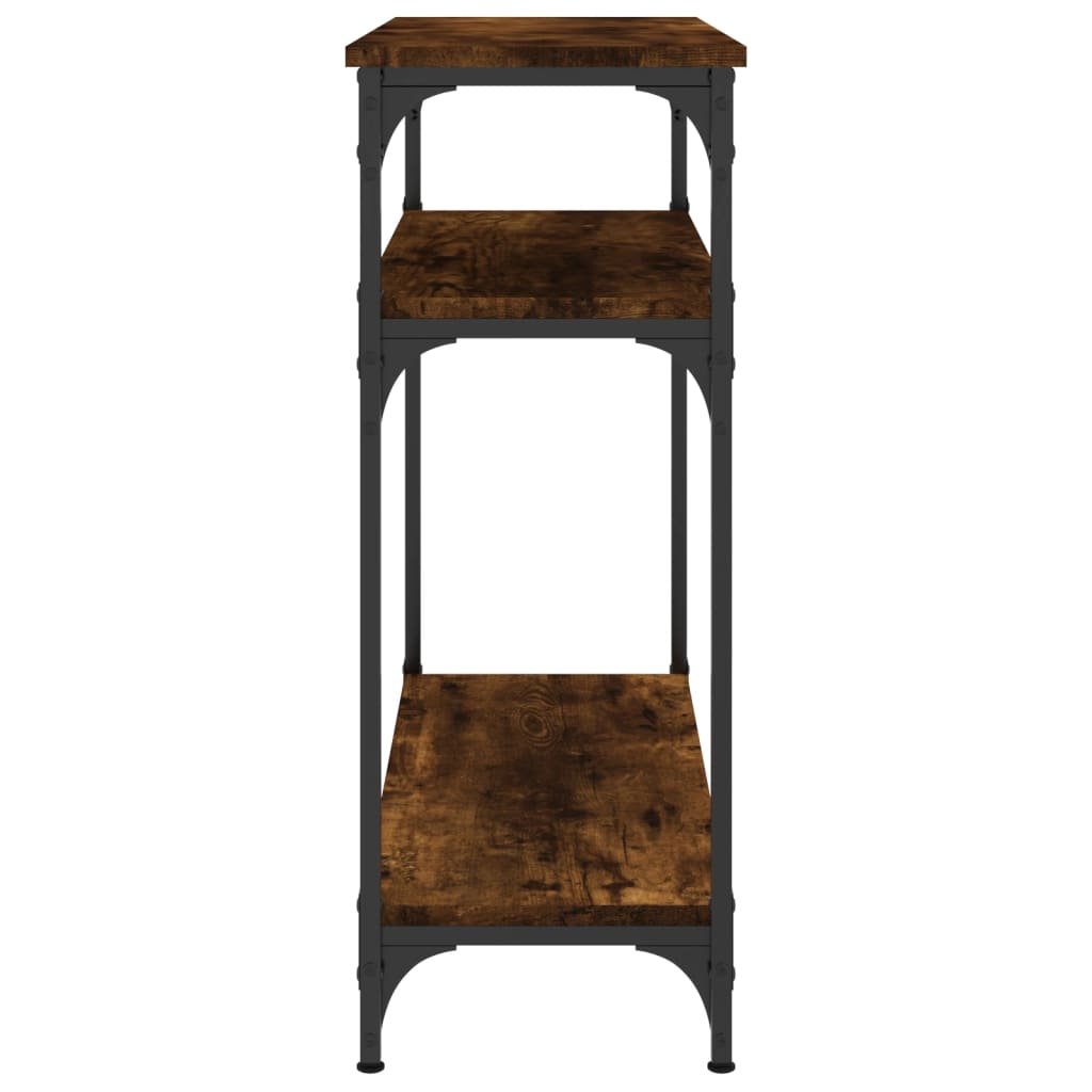 Konsollbord Røkt Eik 75X29X75 Cm Konstruert Tre