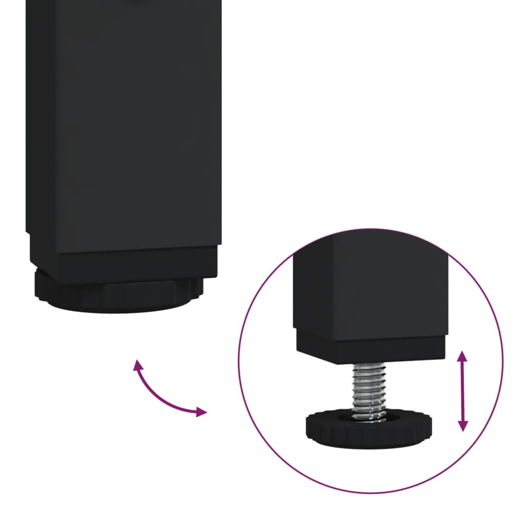 Konsollbord Røkt Eik 75X29X75 Cm Konstruert Tre