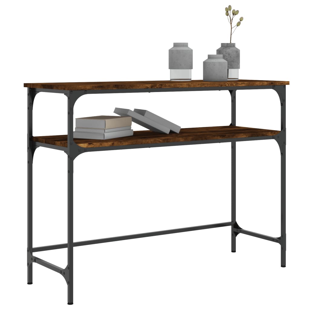 Konsollbord Sonoma Eik 100X35,5X75 Cm Konstruert Tre