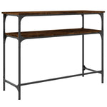 Konsollbord Sonoma Eik 100X35,5X75 Cm Konstruert Tre