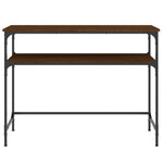 Konsollbord Brun Eik 100X35,5X75 Cm Konstruert Tre