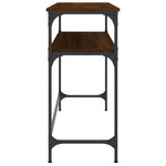 Konsollbord Brun Eik 100X35,5X75 Cm Konstruert Tre