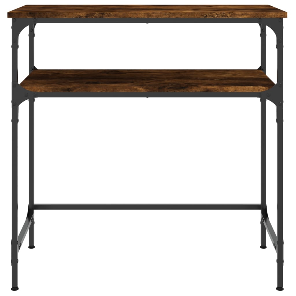 Konsollbord Røkt Eik 75X35,5X75 Cm Konstruert Tre