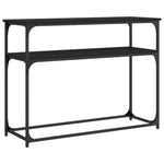 Konsollbord Svart 100X35,5X75 Cm Konstruert Tre