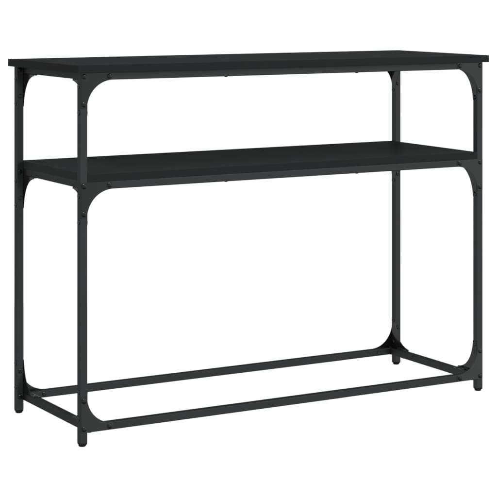 Konsollbord Svart 100X35,5X75 Cm Konstruert Tre