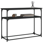Konsollbord Svart 100X35,5X75 Cm Konstruert Tre