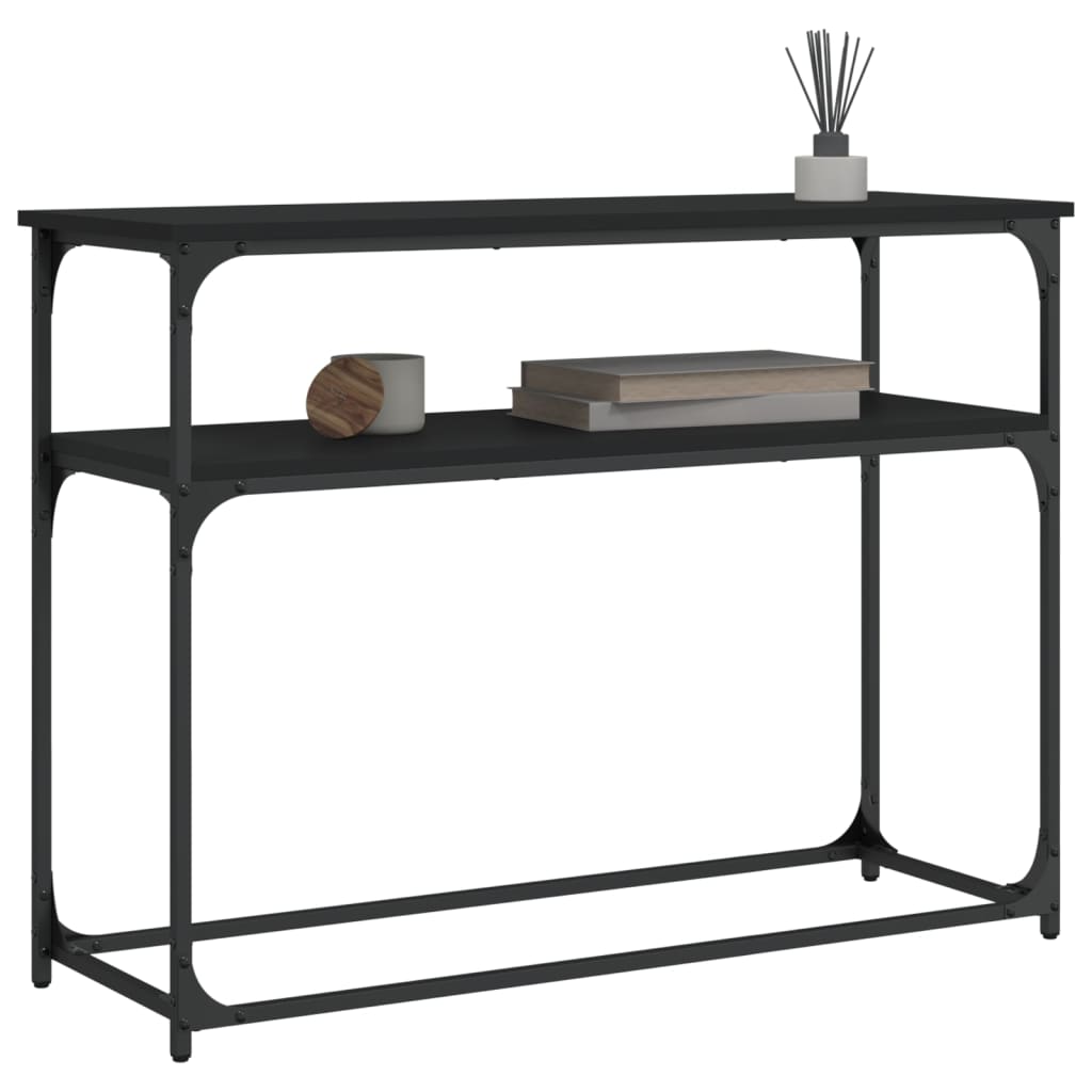Konsollbord Svart 100X35,5X75 Cm Konstruert Tre