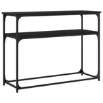 Konsollbord Svart 100X35,5X75 Cm Konstruert Tre