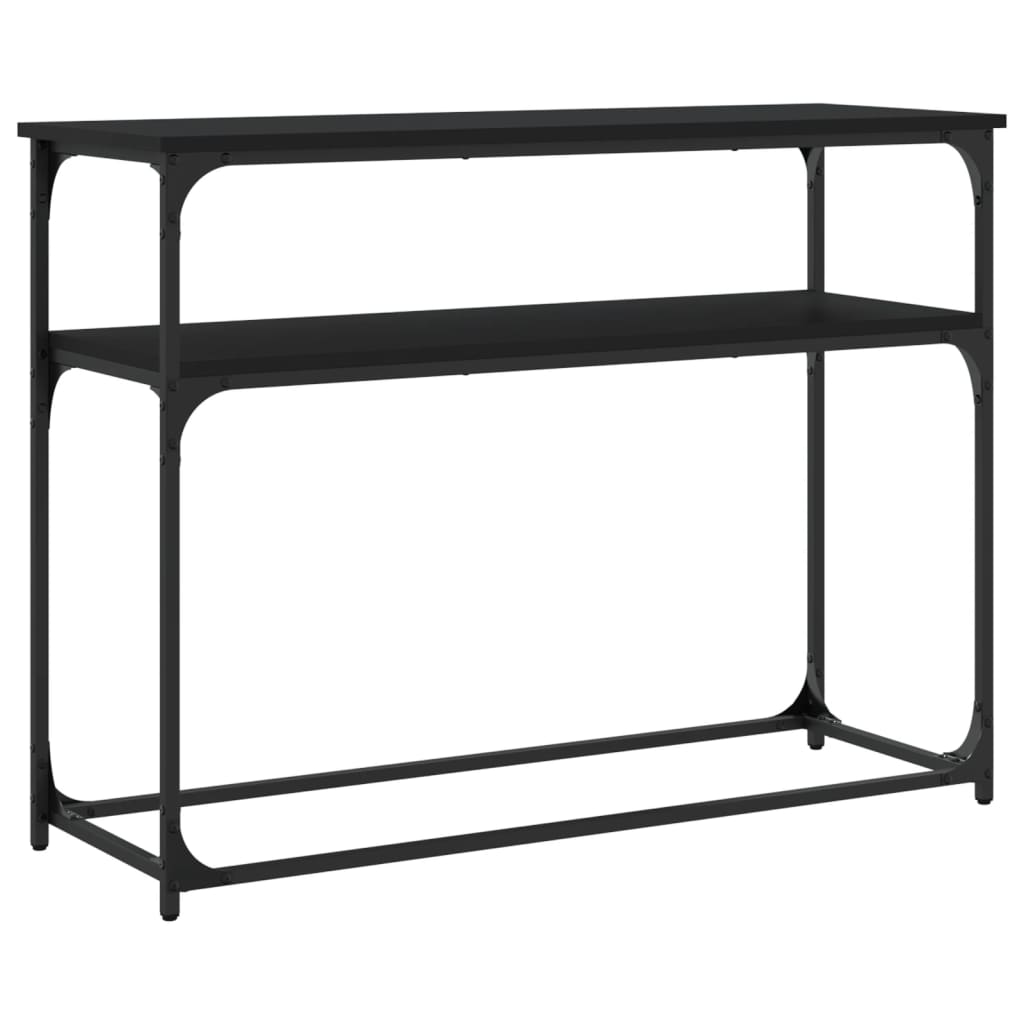 Konsollbord Svart 100X35,5X75 Cm Konstruert Tre