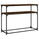 Konsollbord Sonoma Eik 100X35,5X75 Cm Konstruert Tre