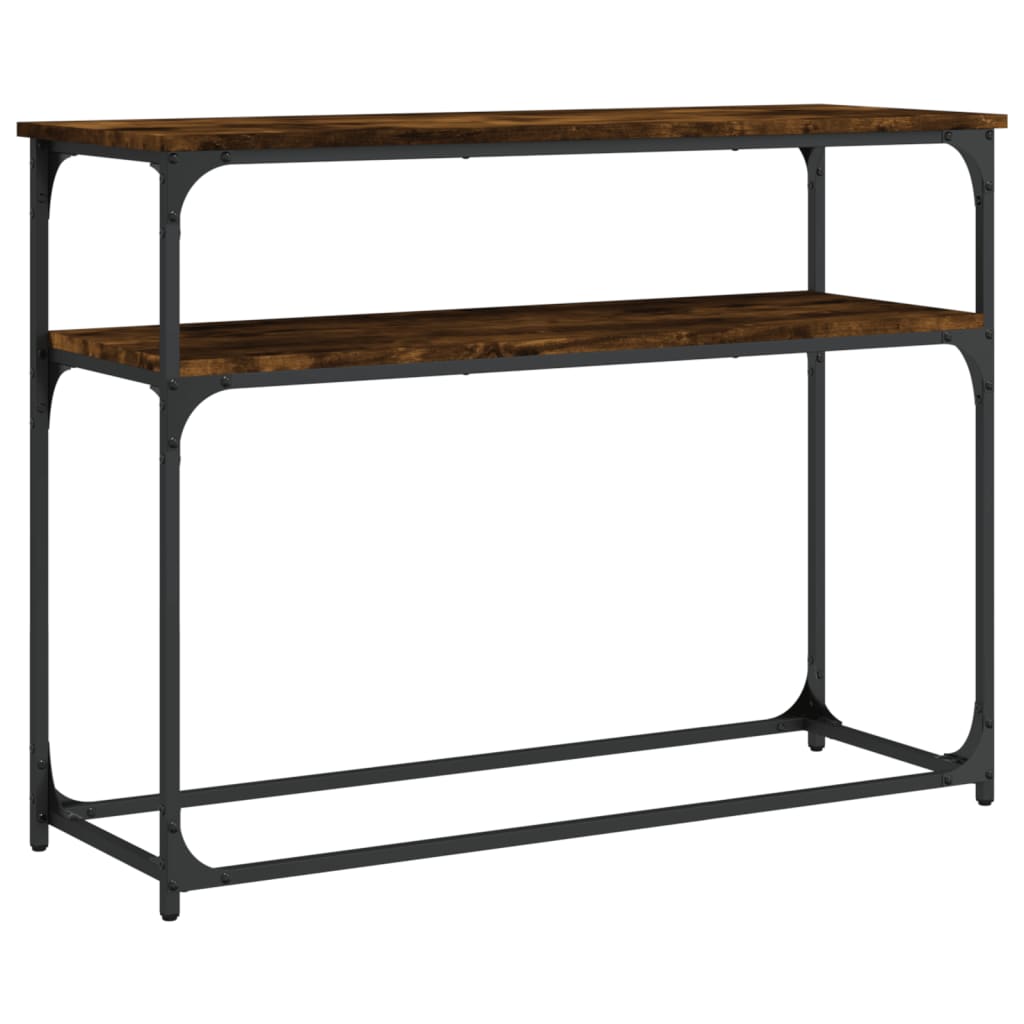 Konsollbord Sonoma Eik 100X35,5X75 Cm Konstruert Tre