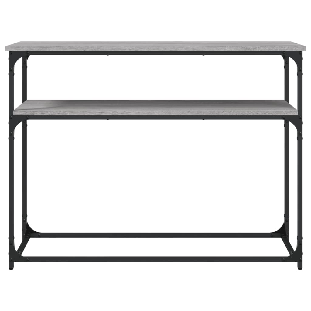 Konsollbord Grå Sonoma 100X35,5X75 Cm Konstruert Tre