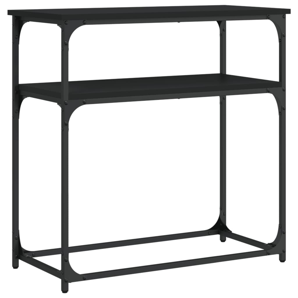 Konsollbord Svart 75X35,5X75 Cm Konstruert Tre
