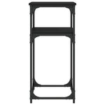 Konsollbord Svart 75X35,5X75 Cm Konstruert Tre