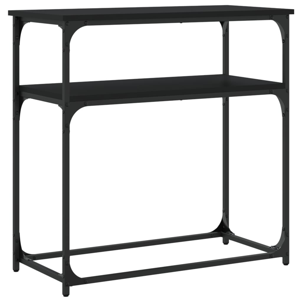 Konsollbord Svart 75X35,5X75 Cm Konstruert Tre