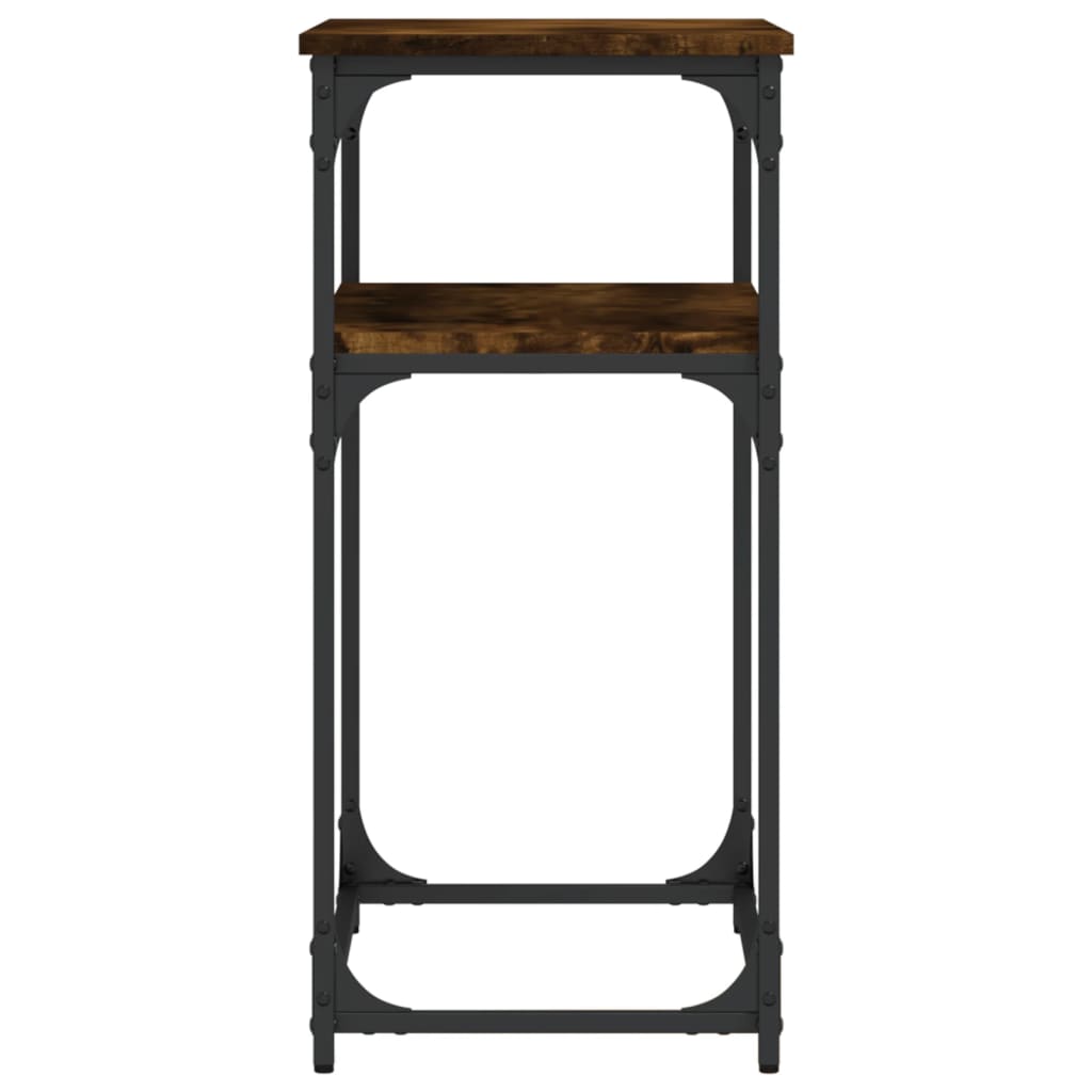 Konsollbord Røkt Eik 75X35,5X75 Cm Konstruert Tre